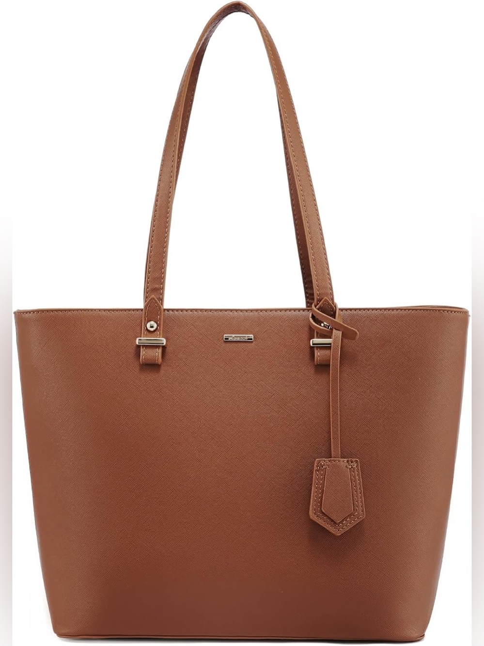 Everyday Structured Tote in Cognac